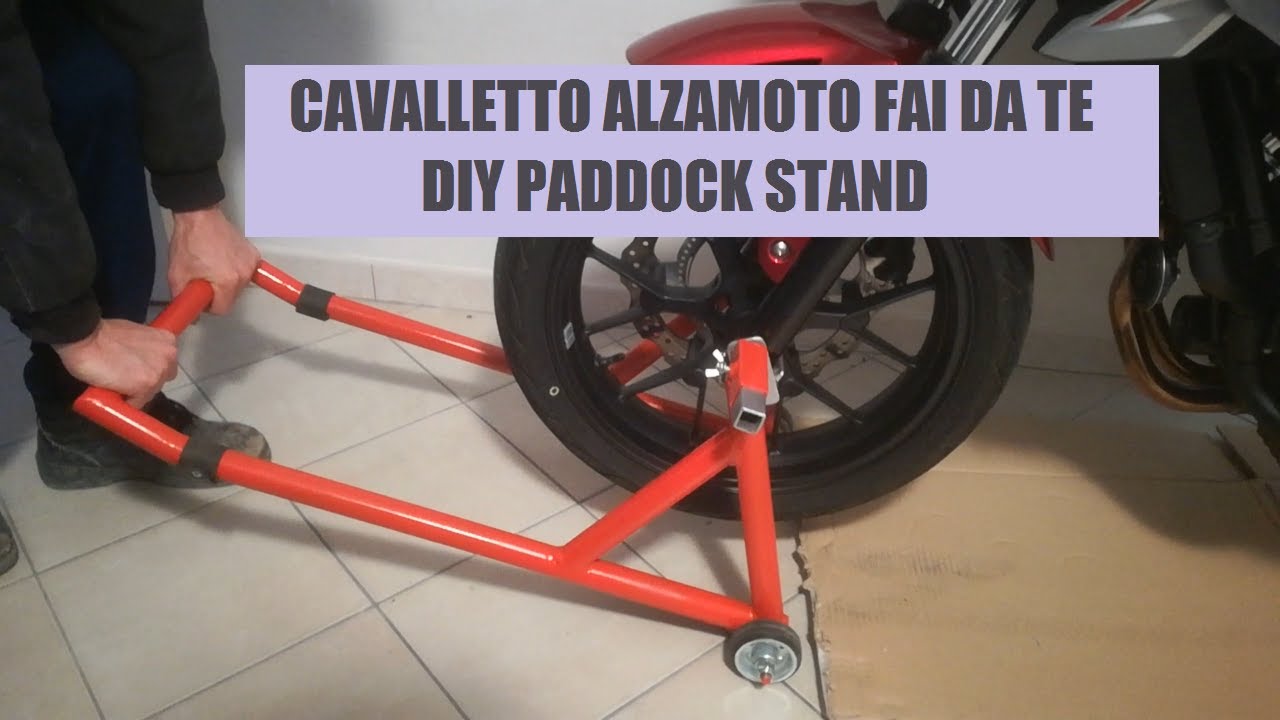 Cavalletto Alzamoto FAI DA TE --DIY Paddock stand