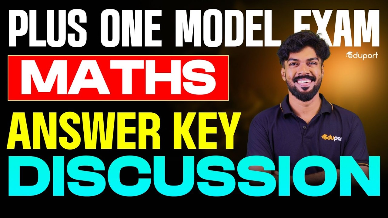 Plus One Maths Model Exam | Answer Key Discussion | Eduport Plus One