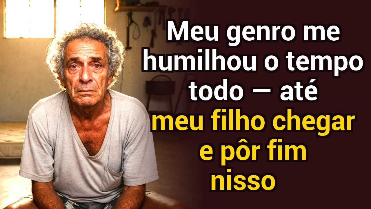 Meu genro zombava de mim o tempo todo — até que meu filho chegou e o calou