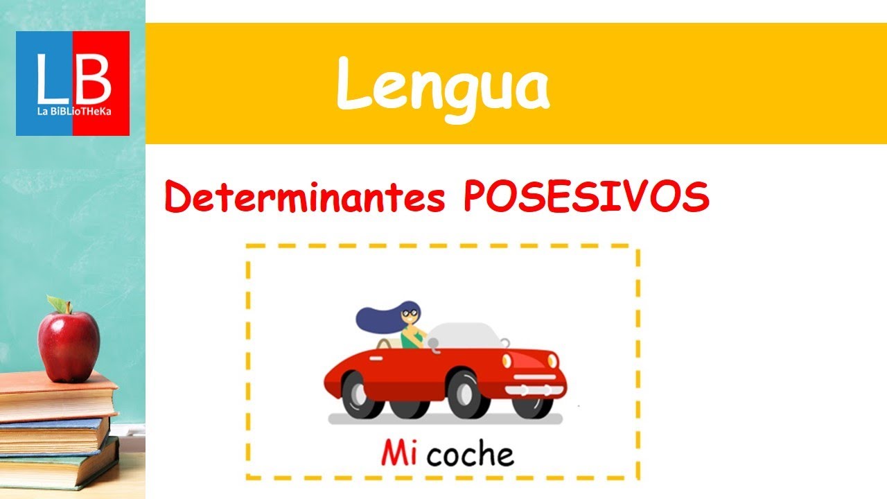 Determinantes POSESIVOS ✔👩‍🏫 PRIMARIA