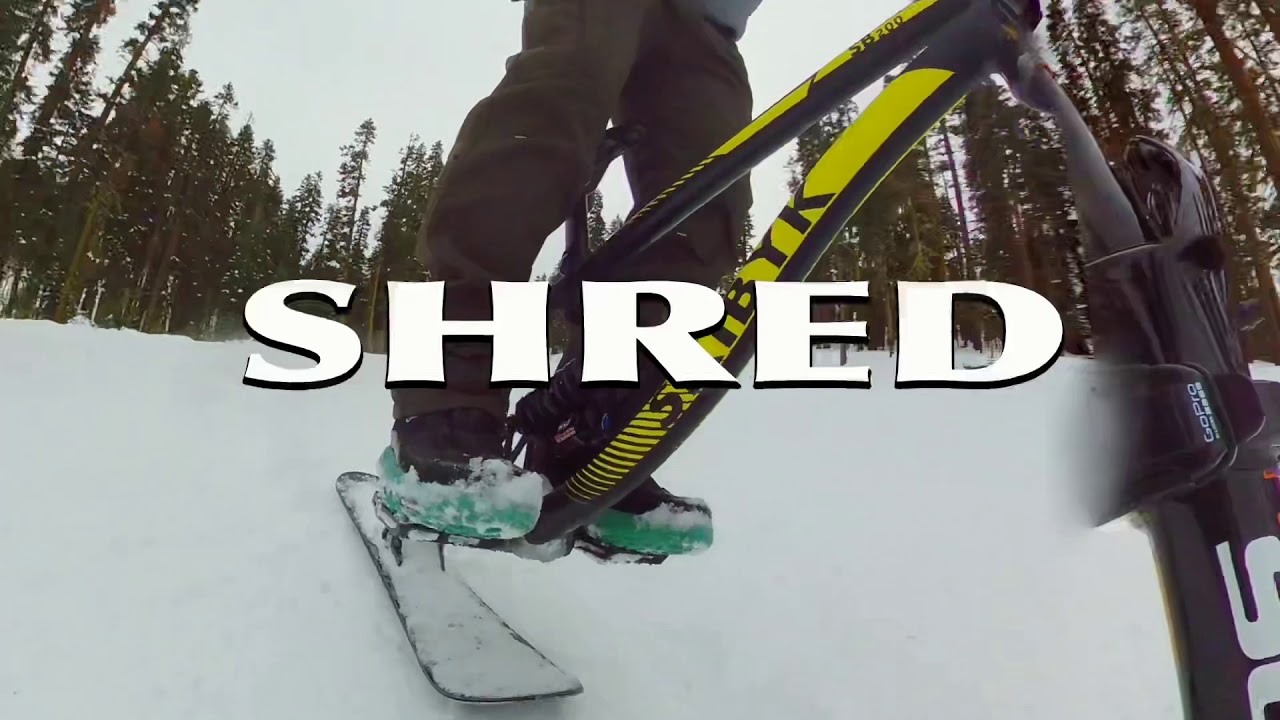 Shred the Gnar - SkiByk Ski Bikes