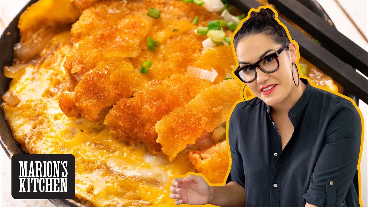 How To Make Japanese Pork Cutlet & Egg Rice Bowl - Marion's Kitchen