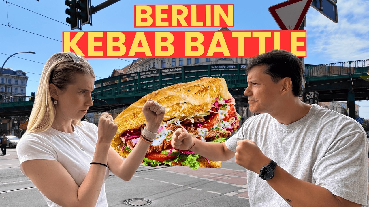 Best Döner in Berlin? Husband VS wife CHALLENGE 🥙🔥