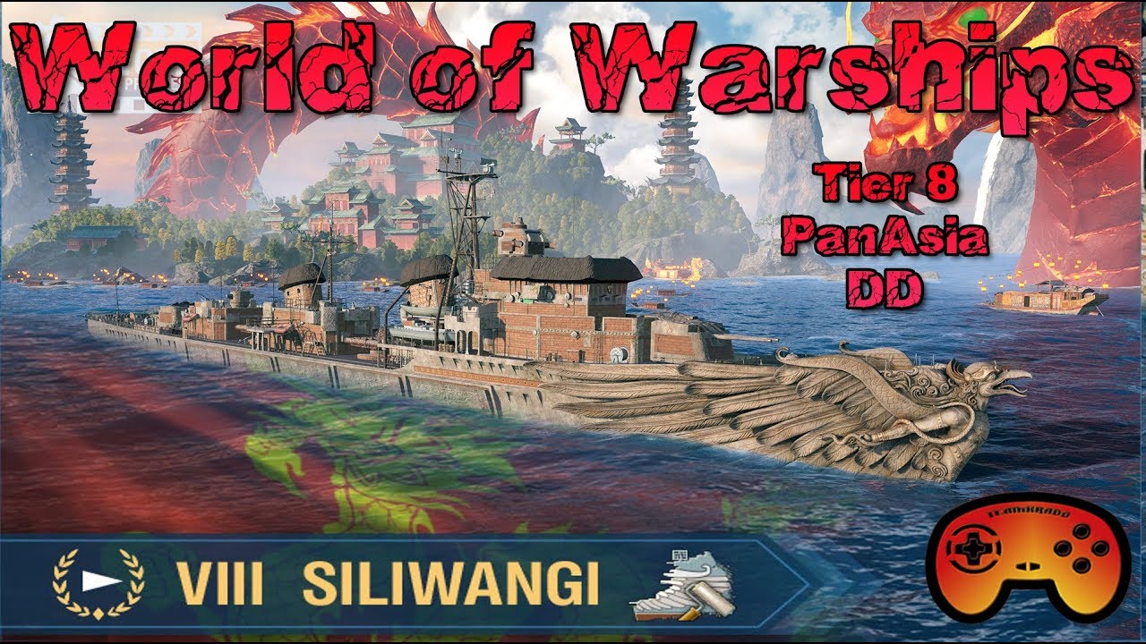 Siliwangi T8 Pan/Asia/DD angespielt in World of Warships auf Deutsch/German