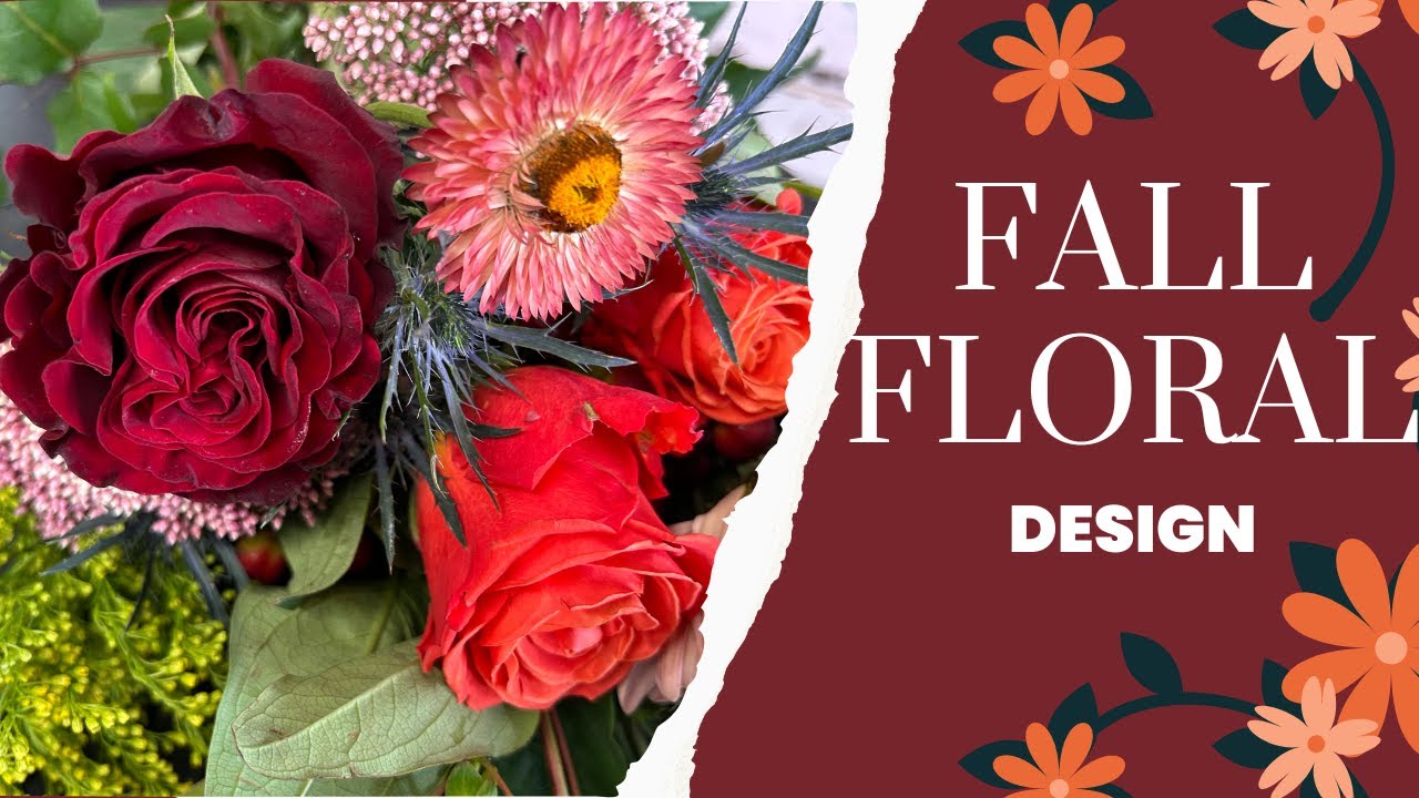 Beautiful Fall Vase Arrangement! - Floral Design