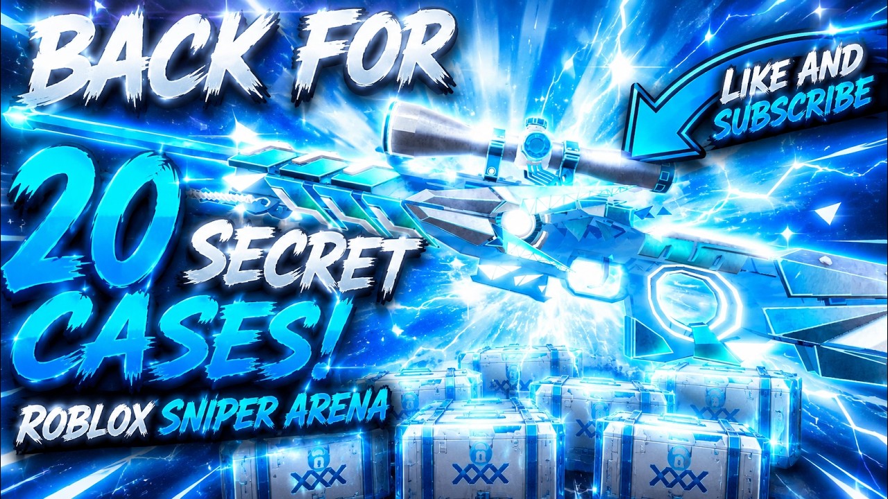 ЕЩЁ 20 СЕКРЕТНЫХ КЕЙСОВ! 😱 ПОВЕЗЁТ ЛИ НАМ?! | Roblox Sniper Arena