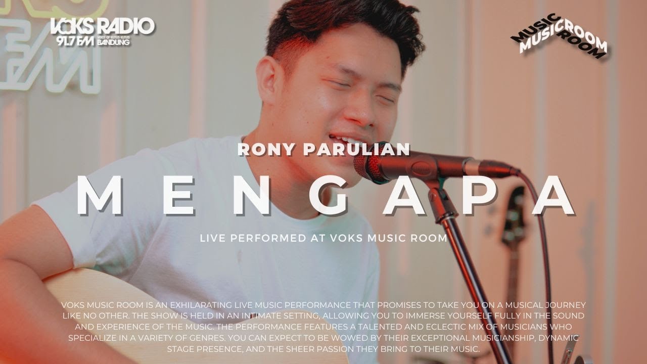 Rony Parulian - Mengapa | Live at Voks Music Room