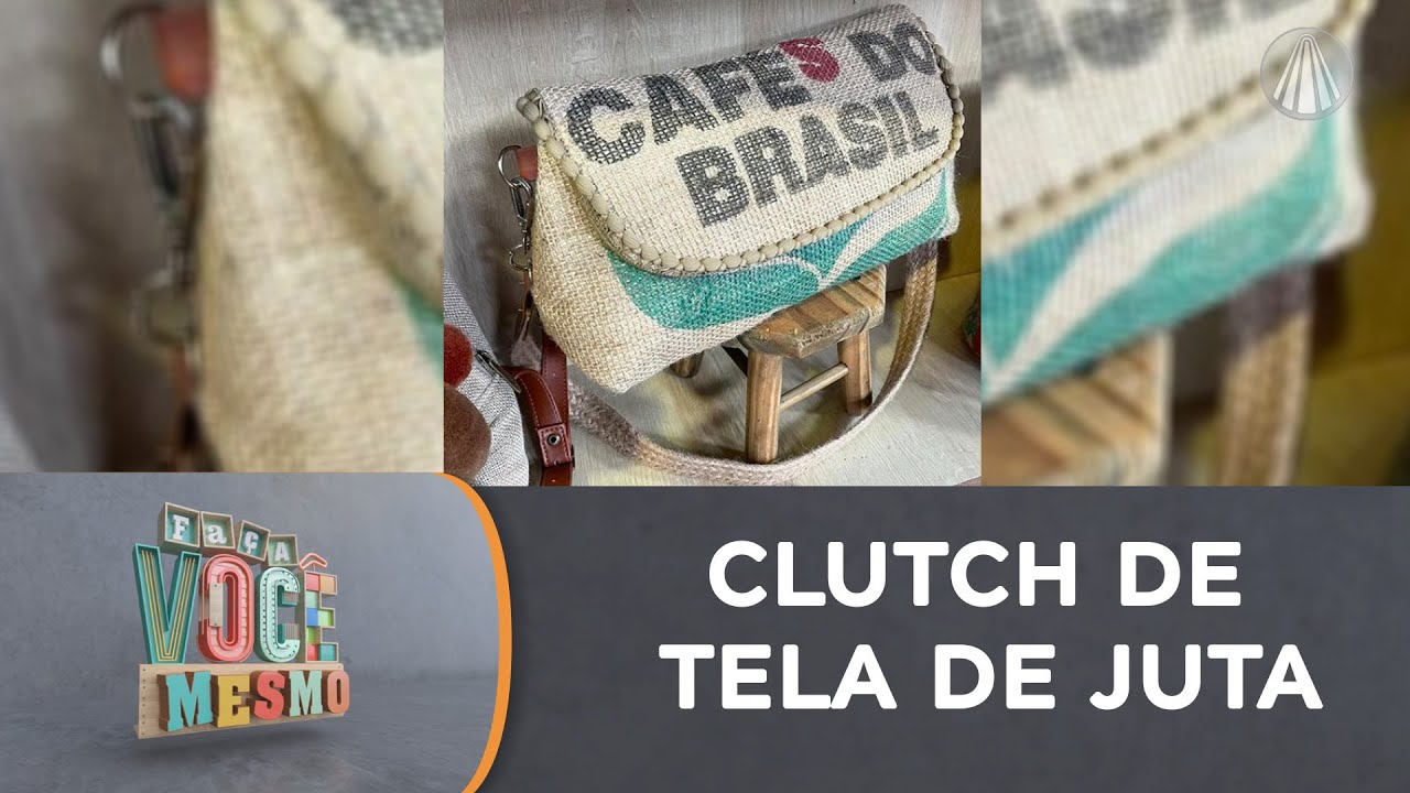 Aprenda a fazer uma linda bolsa em juta arraiolo em costura criativa