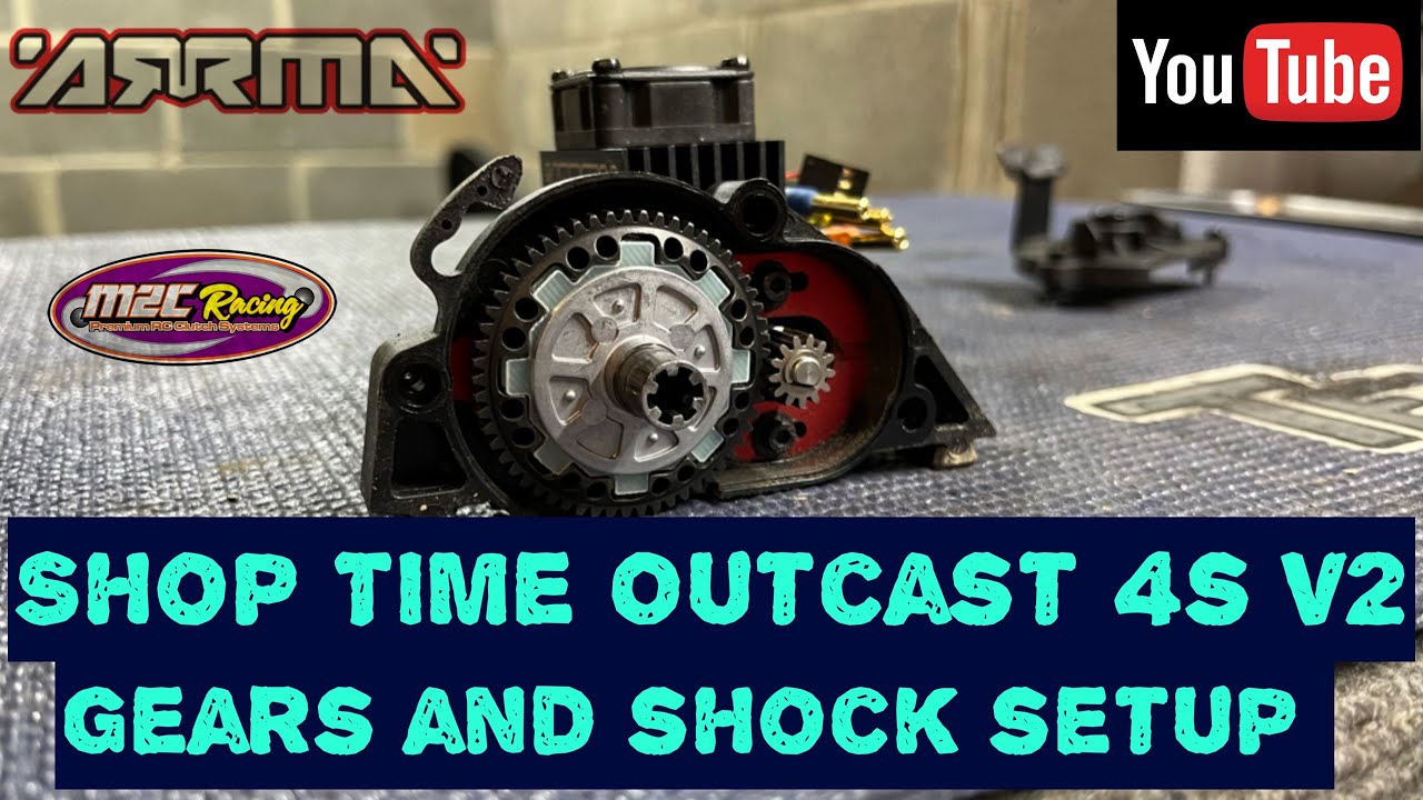 Shop Time with the outcast 4s V2 gearing and shocks.