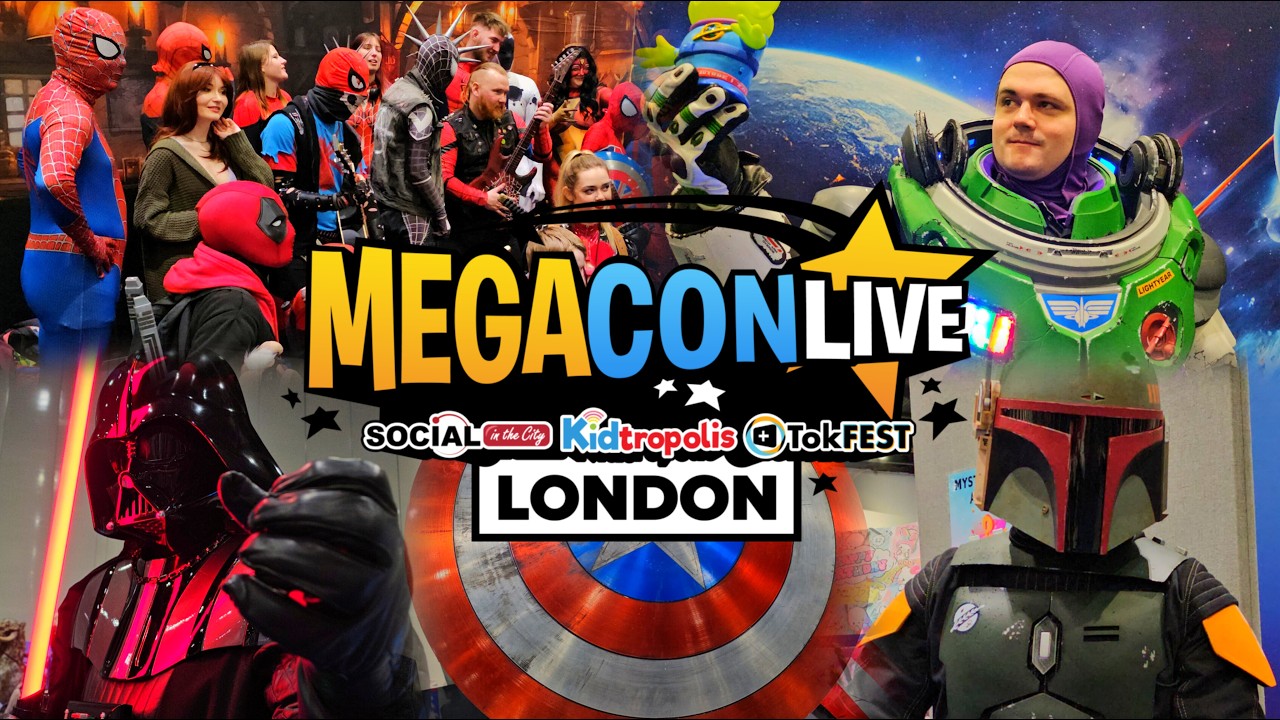 MEGACON LIVE LONDON 2025 | Day 2 - EPIC Star Wars Cosplay, Darth Vader, Buzz Lightyear, and Merch!!