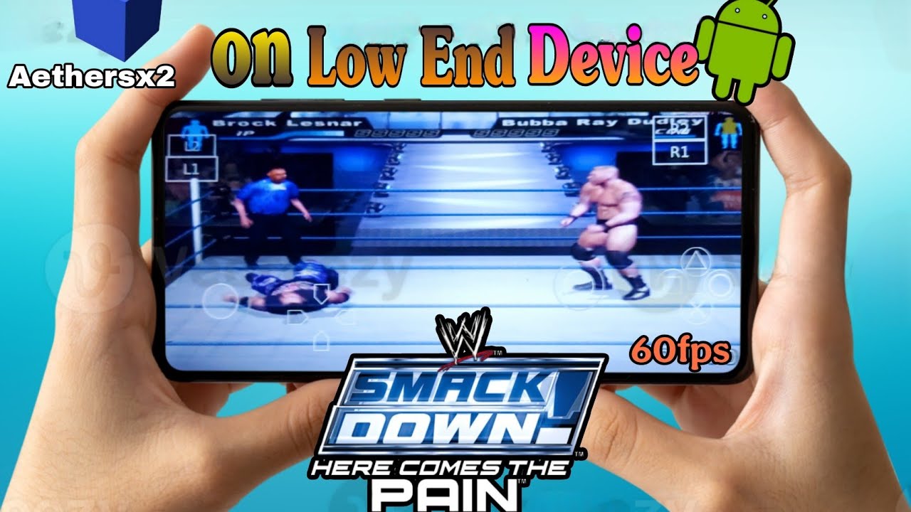 WWE SMACKDOWN HERE COMES THE PAIN TEST ON ANDROID| oppo A52 | AETHERSX2 