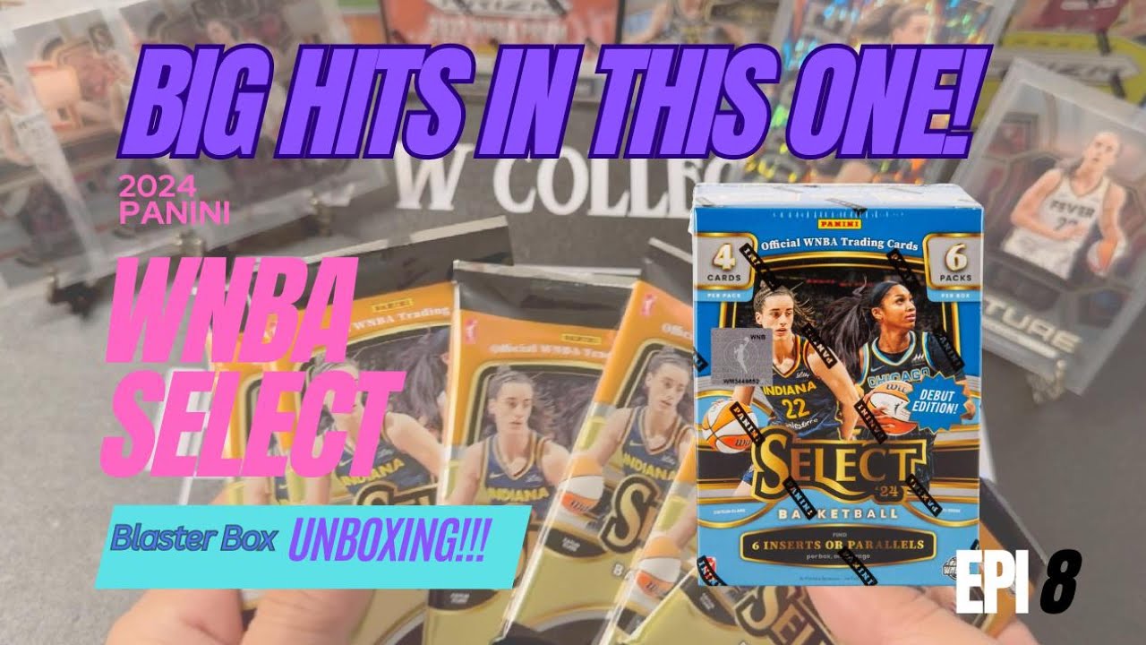 Can we hit CAITLIN CLARK 5 for 5? | Big HITS | Rookie Autograph 2024 WNBA Select Blaster Box.  🔥  E8