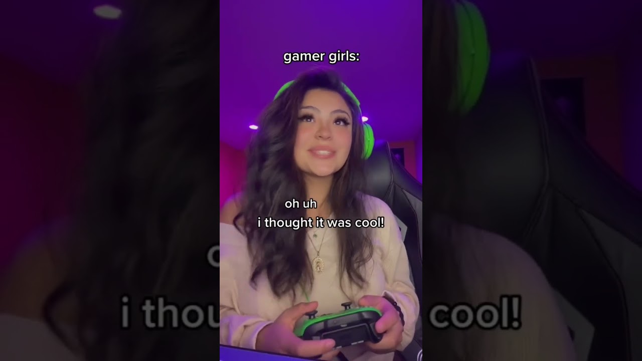 when the GAMER GIRL talks&hellip; #gaming #gamergirl