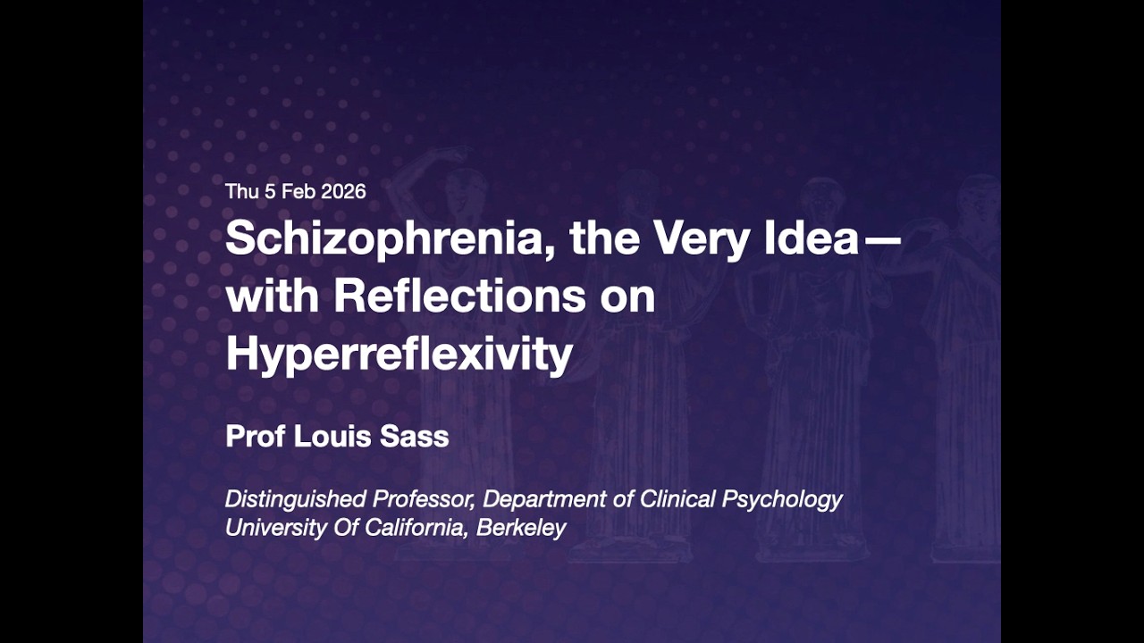 Schizophrenia, the Very Idea &mdash; with Reflections on Hyperreflexivity