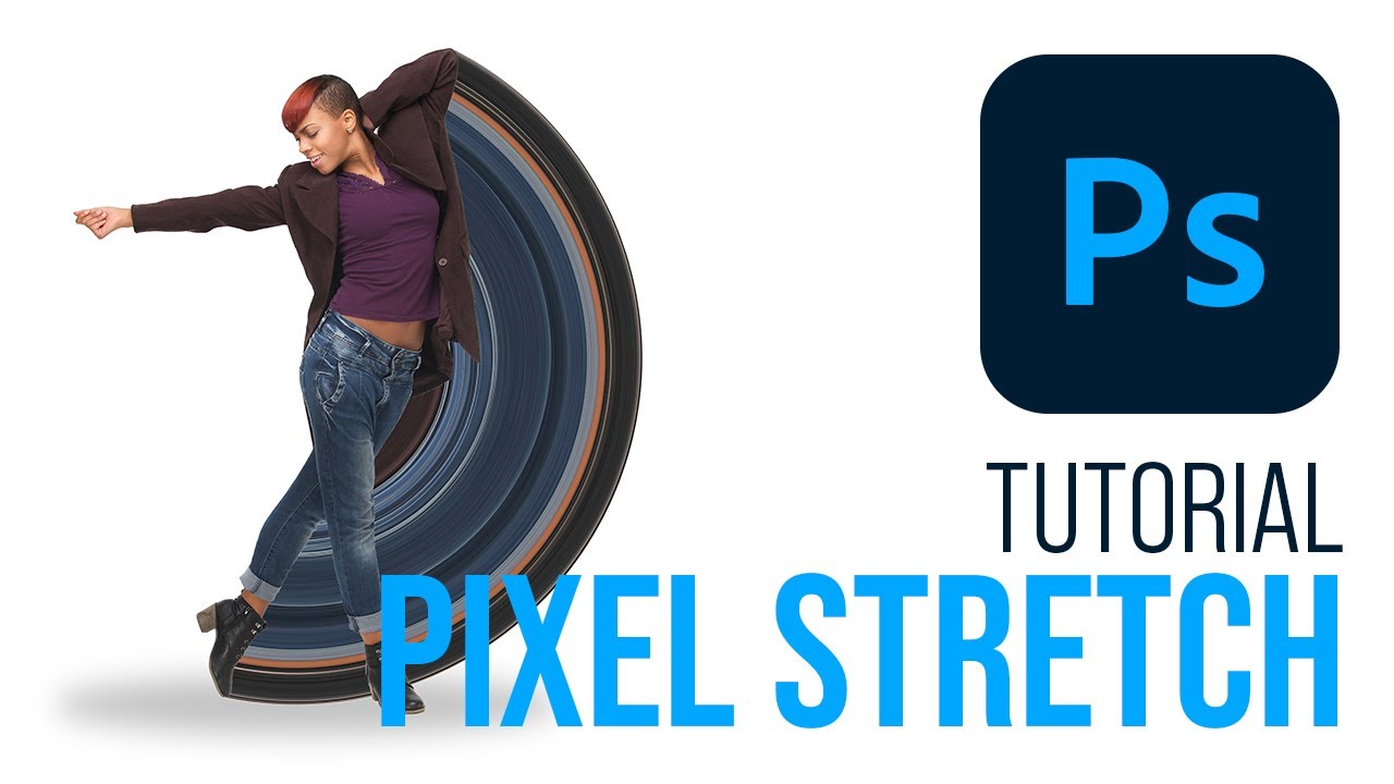 Efecto Pixel Stretch en Adobe Photoshop | Tutorial