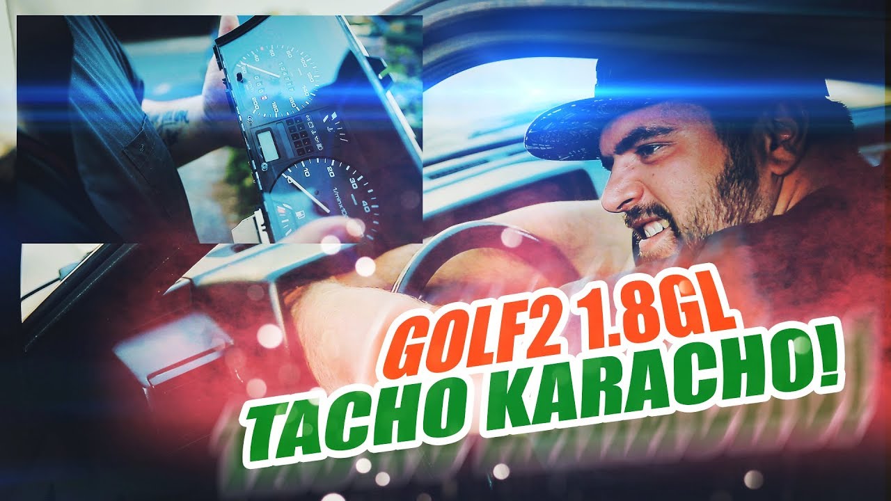 Golf 2 1.8 GL Tacho Umbau auf Drehzahlmesser Gepornt - HLC Media