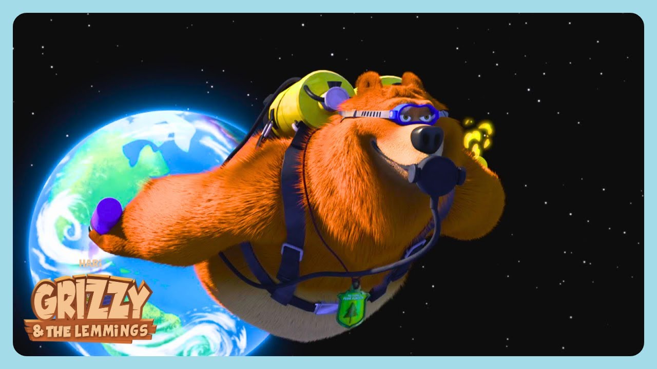 Grizzy e os Lemingues - Lemmings en el espacio 🚀 | Nuevas caricaturas divertidas para niños
