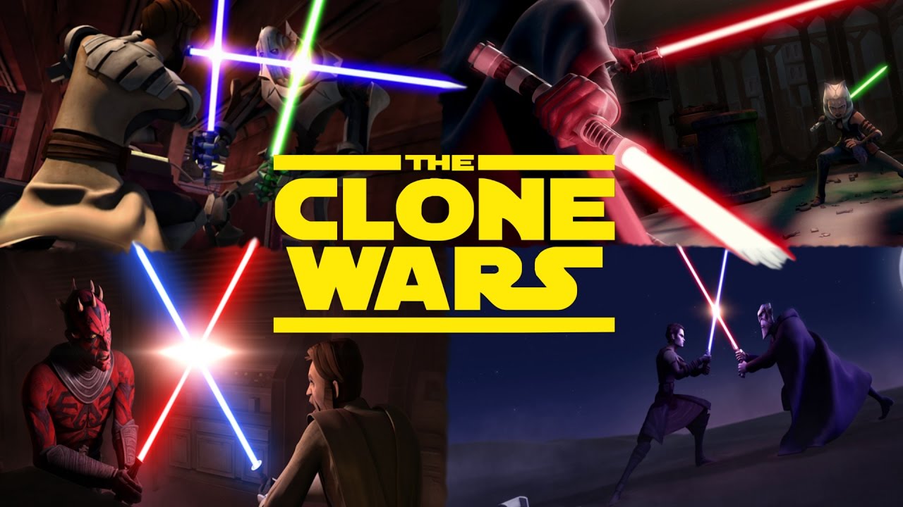 Die 10 besten Lichtschwertkämpfe in Star Wars The Clone Wars | MarcSarpei