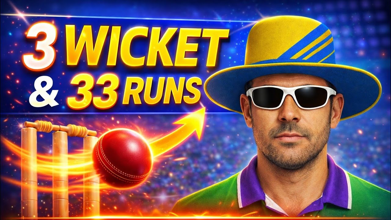 🏆 Best Cricket Match of My Career | 3 Wickets & 33 Runs