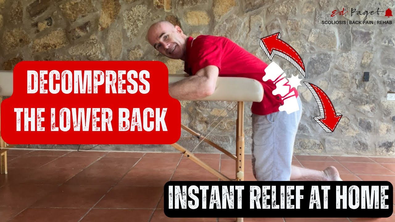 5 Ways To Decompress Your Lower Back | Instant Relief at HOME