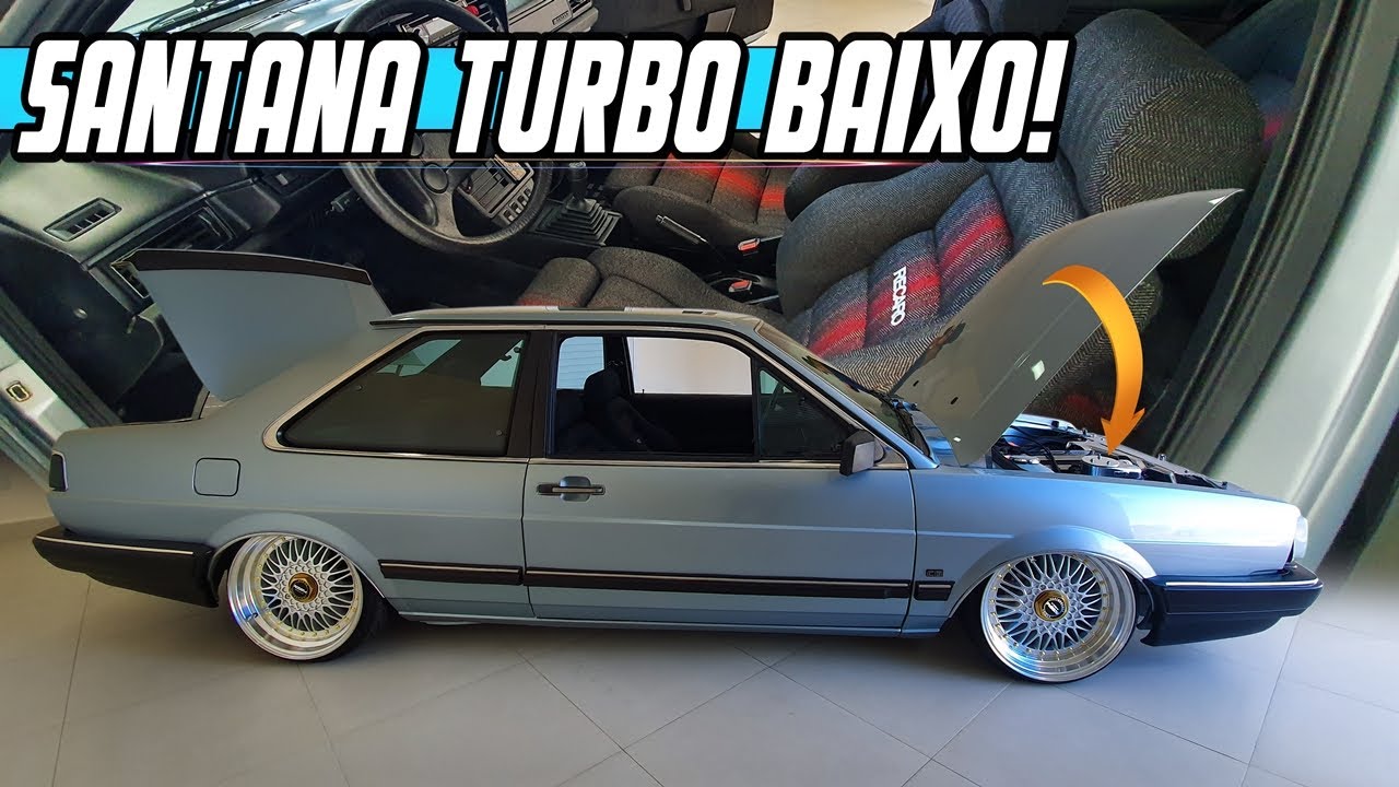 RARIDADE! SANTANA QUADRADO TURBO CARBURADO BANCOS RECARO - Canal 7008films