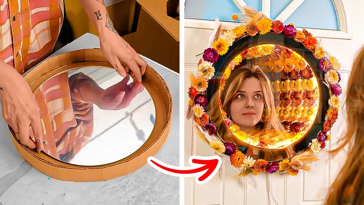 Handgemachter Zauberspiegel: Inspirierende DIY Ideen zur Heimdekoration