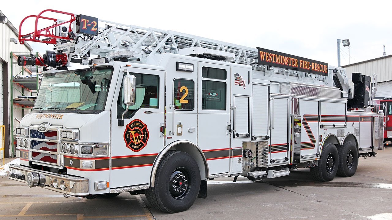 Velocity® 107’ Ascendant™ Tandem Axle Ladder – Westminster Fire Rescue, CO