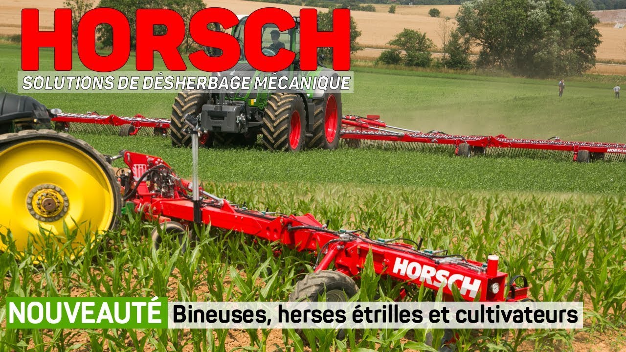 HORSCH se lance dans le désherbage mécanique avec les Cura ST, Transformer VF et Finer LT