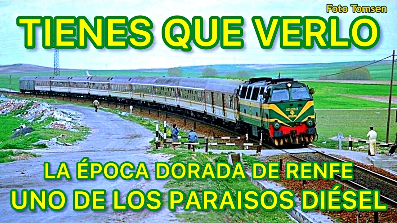 🏡Descubre un PARAISO de los TRENES diésel de Renfe ¡IMPRESIONANTE!