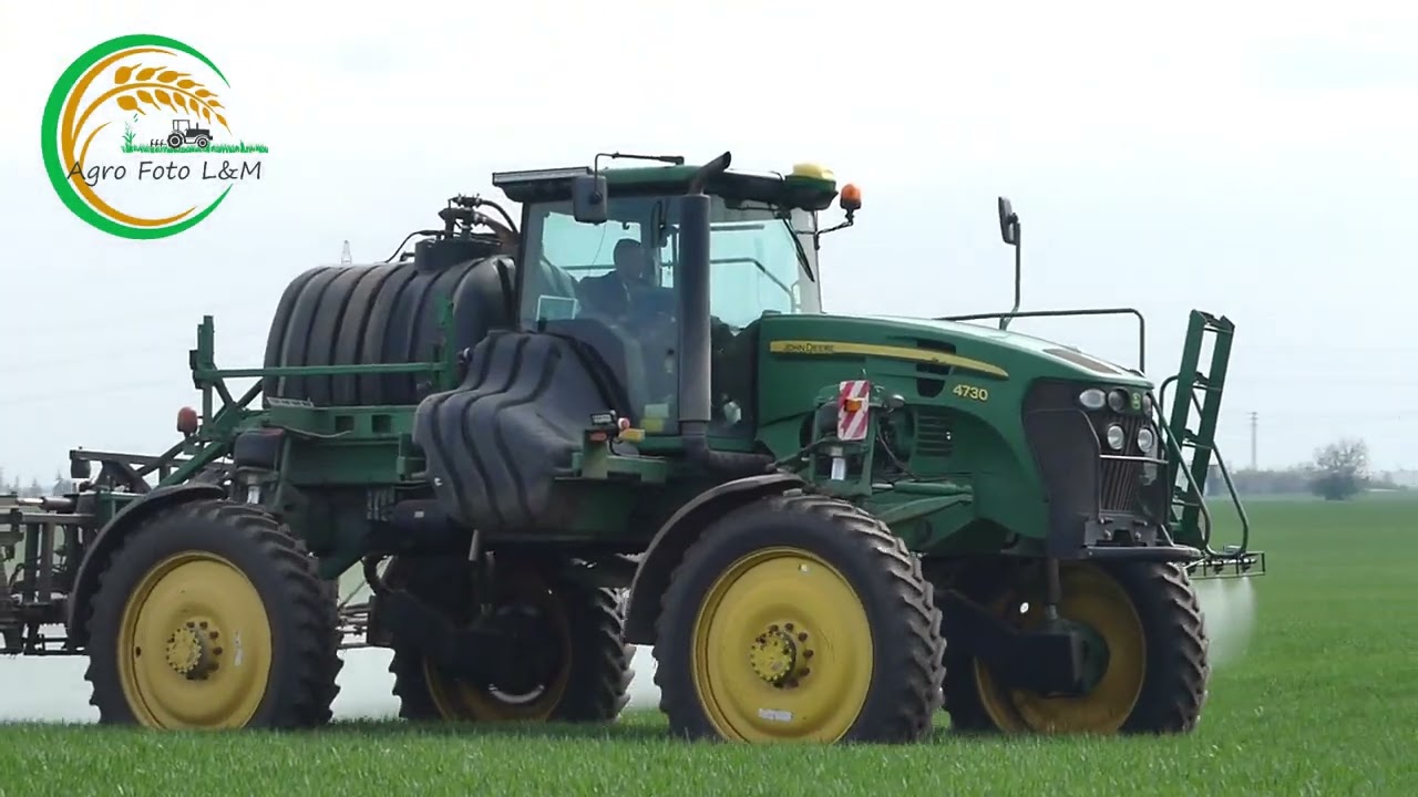 John Deere 4730 || Postrekovanie pšenice || 2022 || AGROSLUŽBY Kráľová nad Váhom