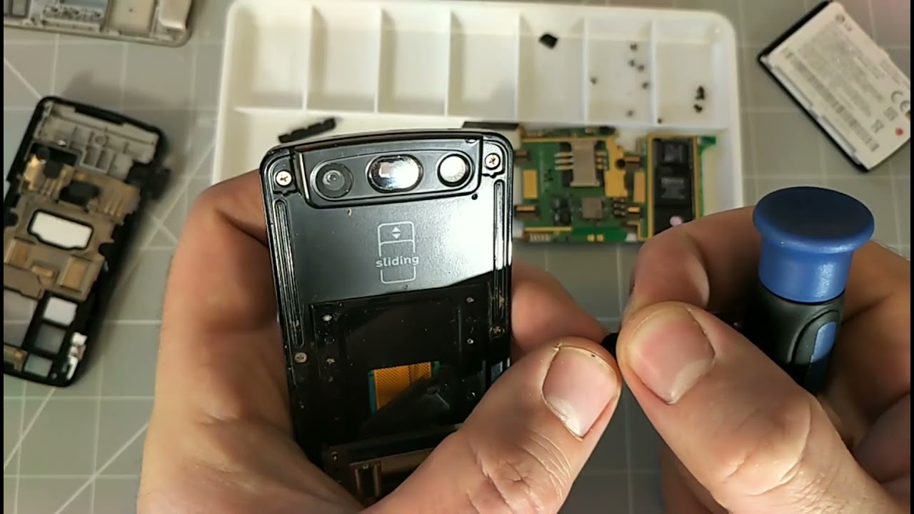 LG KG800 Chocolate Disassembly - replacing FLEX cable to repair screen and touchpad