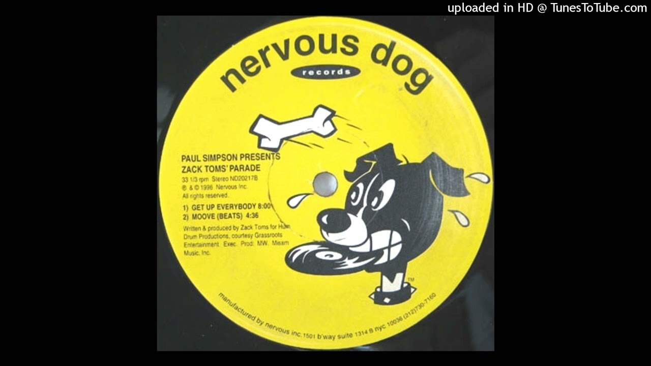 Paul Simpson Presents Zack Toms' Parade - Get Up Everybody