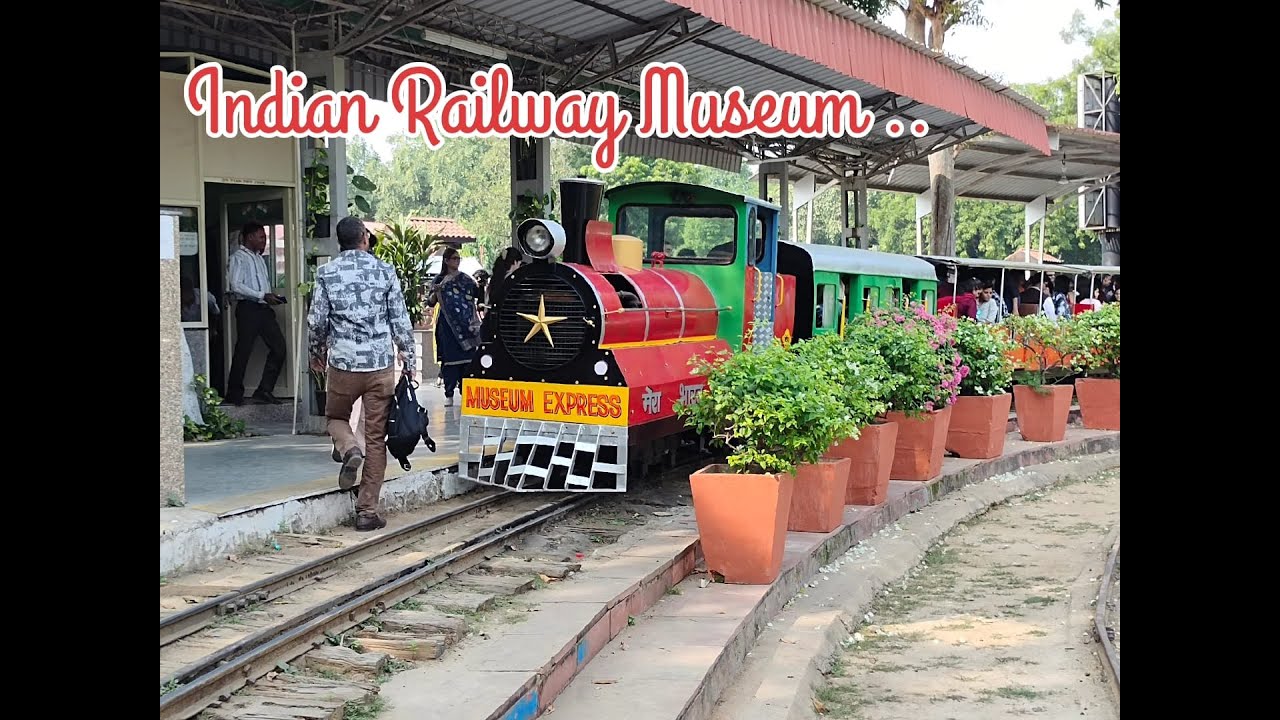 Indian Railway Museum 🚂 me maan sahab khush😍😍
