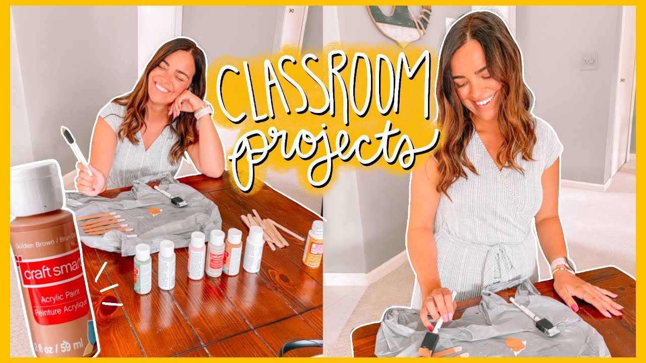 PROJECTS FOR MY CLASSROOM! | Teacher Summer Break Vlog