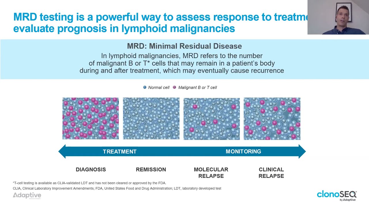 A Practical Approach to MRD: Testing with clonoSEQ
