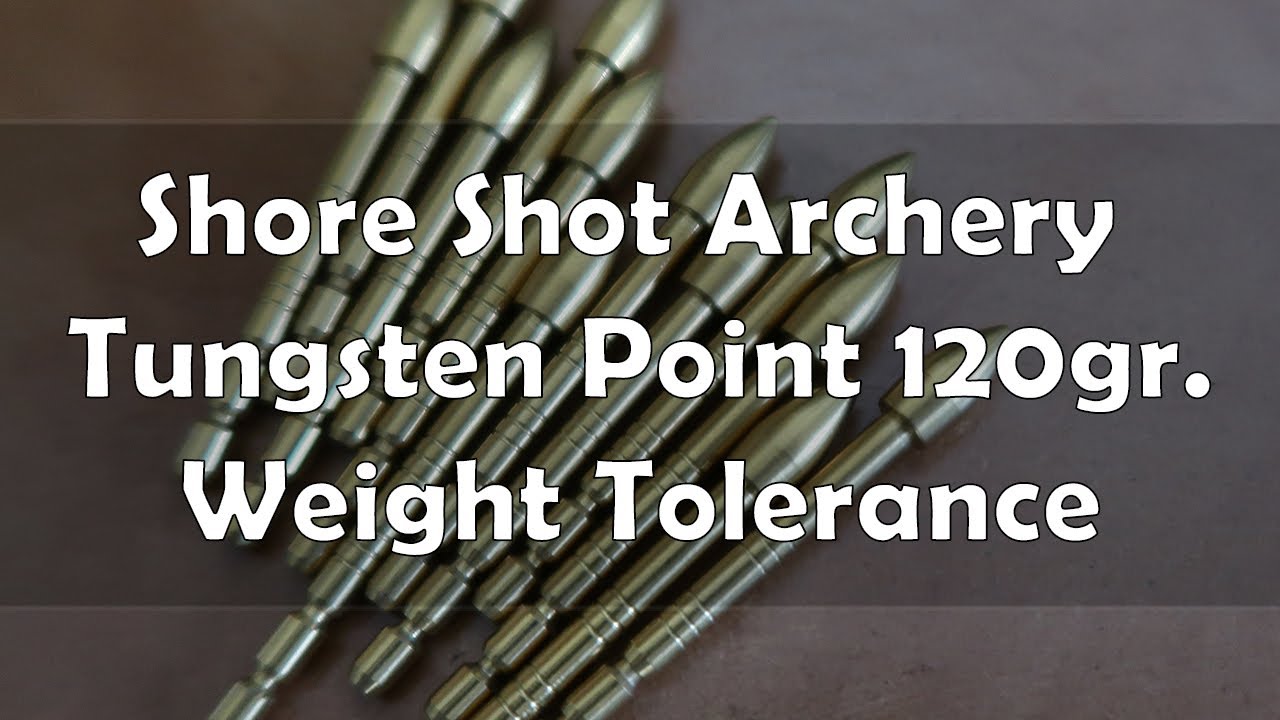 Shore Shot Archery Tungsten Points for Easton X10 Weight Tolerance