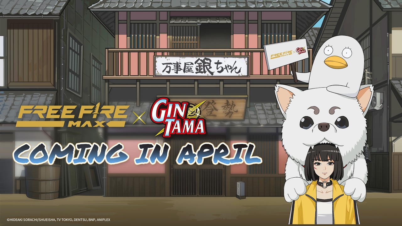 Free Fire MAX x Gintama launches this April