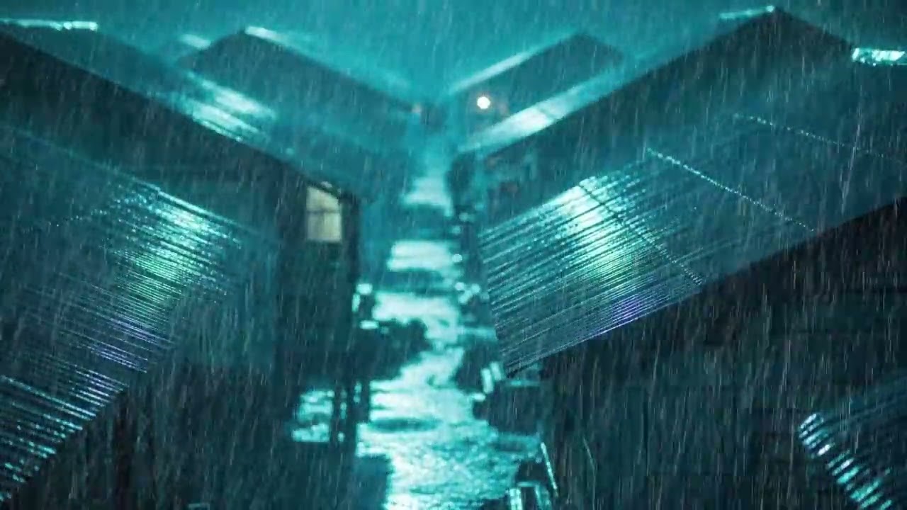 Rain Sounds for Sleeping – Intense Rain with Distant Thunder for Deep Sleep, Relaxation & Calm Mind