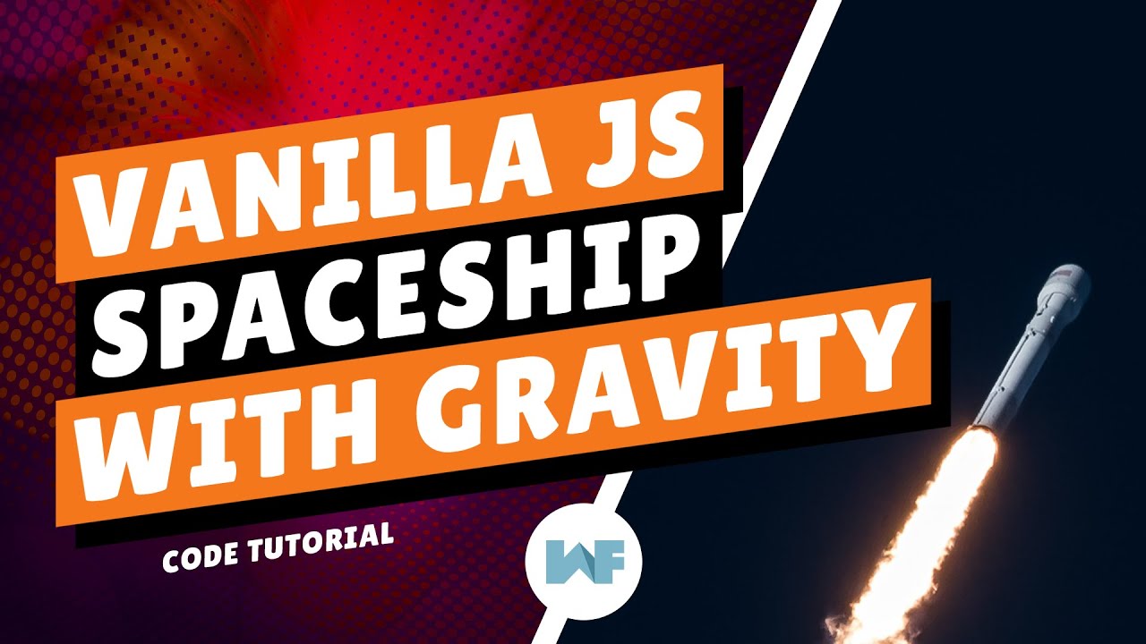 Vanilla JS Spaceship | 100 rows of code.