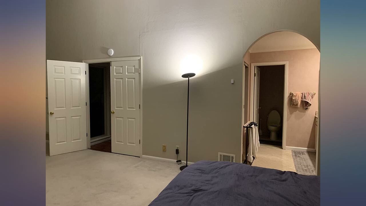 Brightech Sky LED Floor lamp, Torchiere Super Bright Floor Lamp for Living Rooms & review