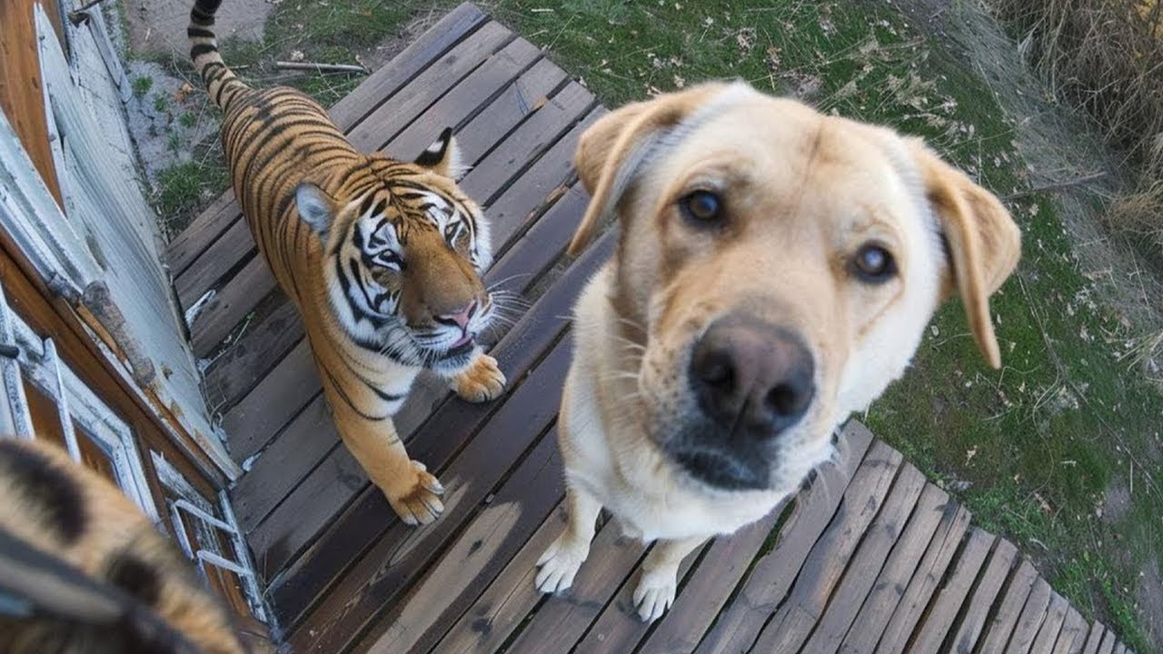 When Your Extrovert Dog Make A New Animal Friend 🙈🤣
