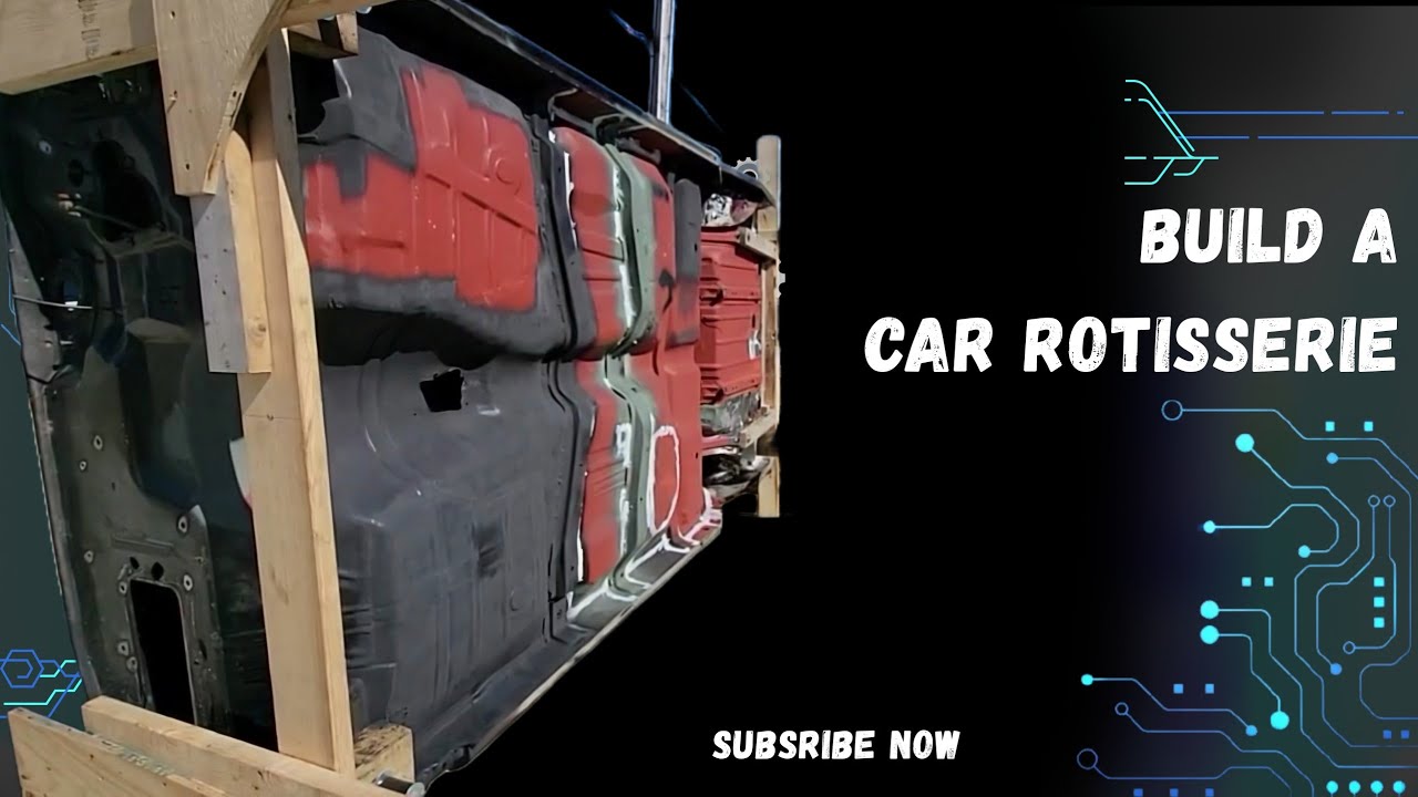How to build a car rotisserie for 100 Bucks!! Part 2.  #chevelle #musclecar #fabrication