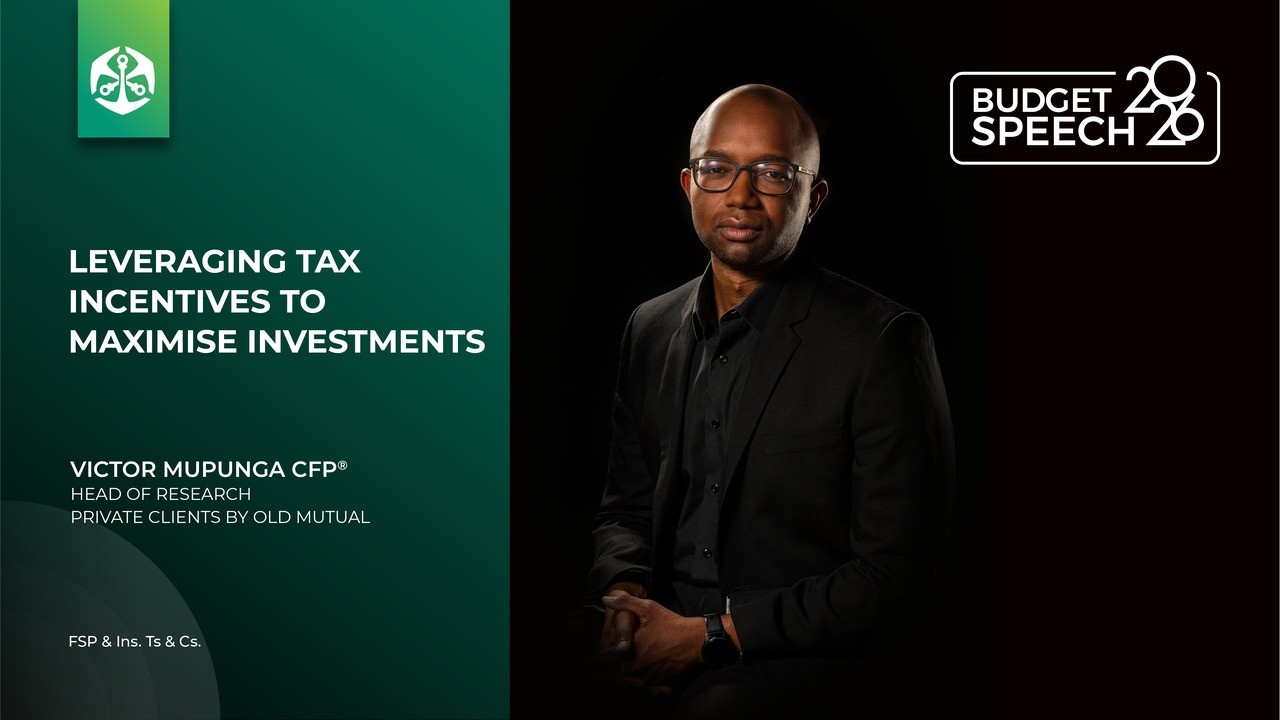 Leveraging Tax Incentives to Maximise Investments - Budget Speech 2026