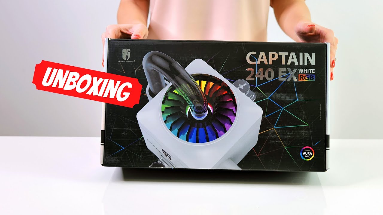 Gamerstorm Captain 240EX White RGB AIO by DeepCool | Unboxing