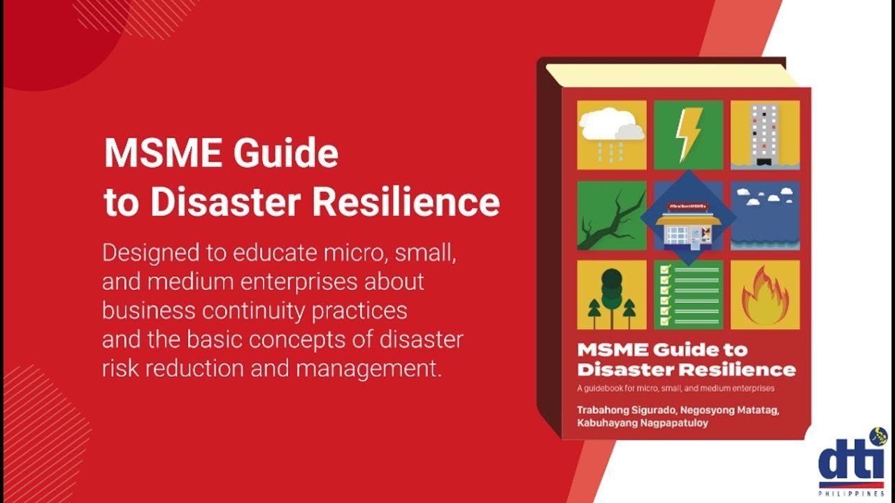 MSME Guide to Disaster Resilience