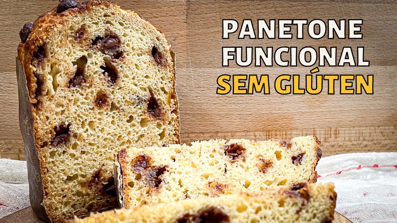 Panetone Funcional SEM GL&Uacute;TEN | Glutenfree Yummies