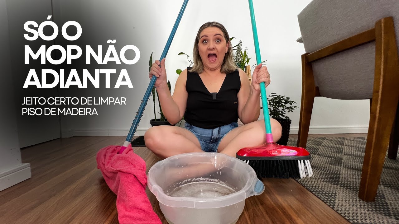 COMO LIMPAR PISO DE MADEIRA (de verdade) | NÃO ESTRAGA! | #crisribeirotv #pisolaminado