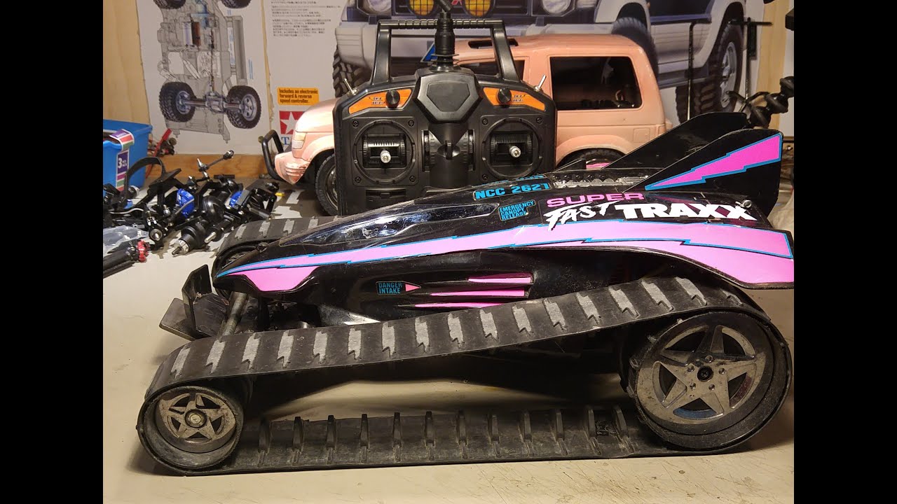Modified Vintage Tyco Super Fast Traxx 30000rpm Motors 3S first Run