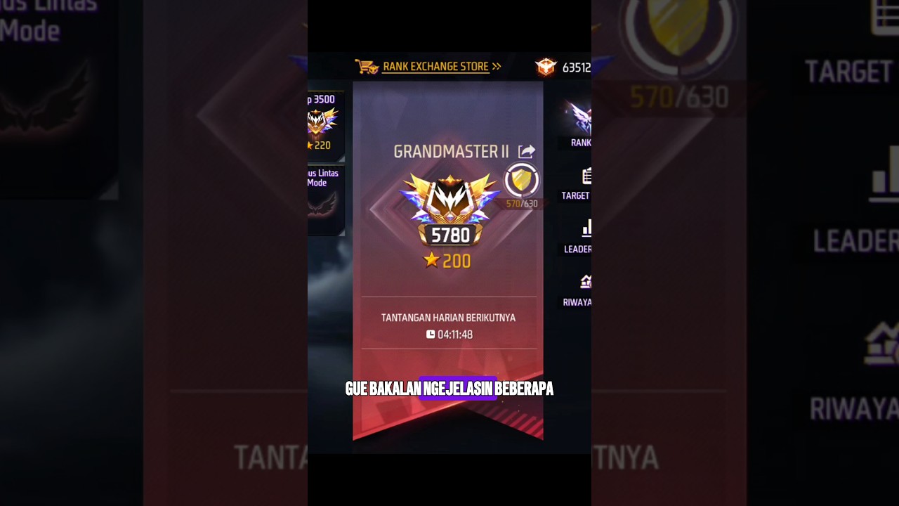 Cara Ngepush CS Rank Grandmaster Bersama Dark Sistem #freefire