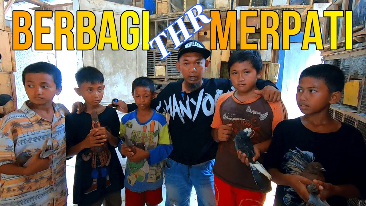 Pak Surya Senang..  Anak anak Soleh Dapat THR Merpati.